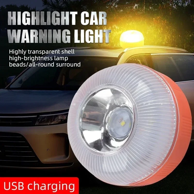 

Strong Magnetic Induction Traffic Warning Light, Working Light, Household Car Malfunction Light, White Emergency Light