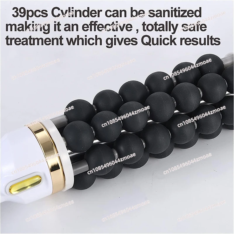 Fitness Cellulite Reduction Massage Roller Massager Lymphatic Drainage Rolling Beads Cylinder Therapy Body Contouring Machine