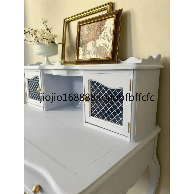 Suitable for French retro solid wood dresser American carved bedroom dressing table