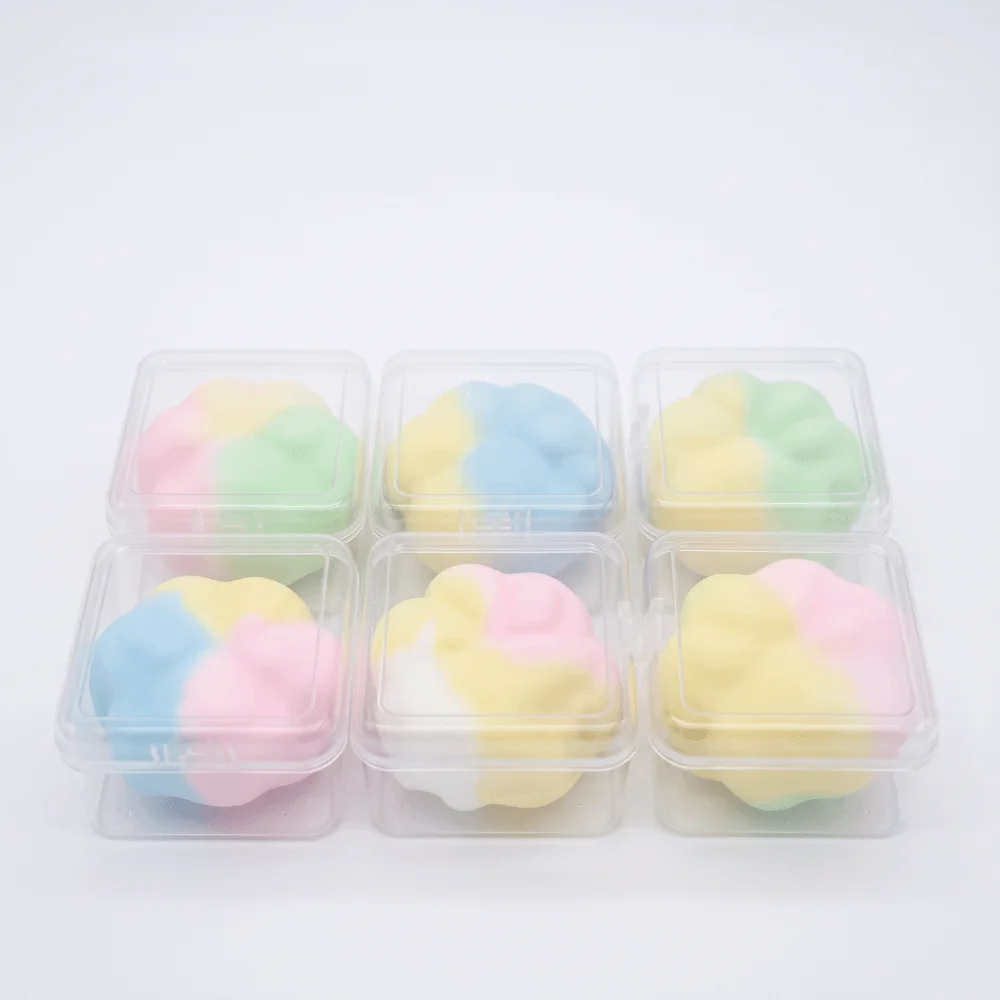 Crispy Skin Cat Paw Squishy Toy Super Soft TPR Mixed Color Crispy Fidget Toy Handmade Bal Slow Rebound Crispy Pinch Toy
