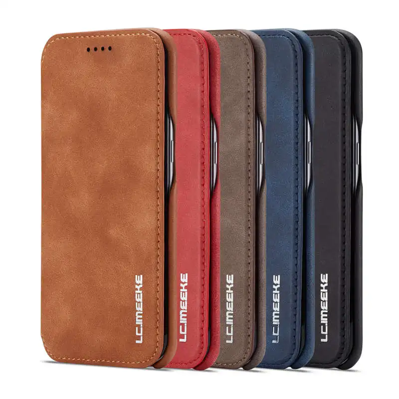 Flip Case For Samsung Galaxy S22 S21 S20 S23 Ultra FE S10 S9 S8 Plus S10E S21FE S20FE Cover Luxury Leather Magnetic Case