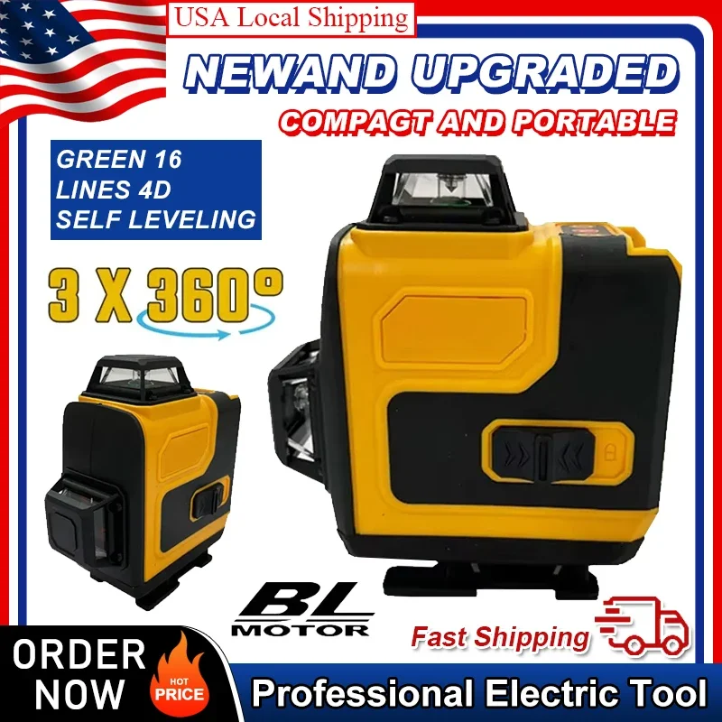 

Fit Dewalt Laser Level 360 Green 16 Lines 4D Self Leveling 360 Horizontal Vertical Super Powerful Beam Construction ToolOriginal