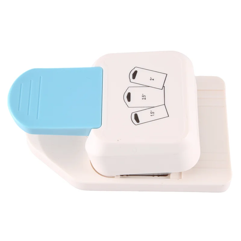 AED5-Craft Tag Punch 3 em 1 Craft Tag Punch Gift Tag Paper Punch 1.5/2/ 2.5 polegadas Craft Puncher