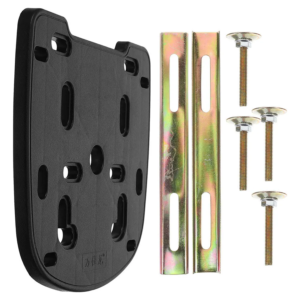 

Motorcycle Rear Luggage Rack Base Plate Thickened Metal For Electric Scooter Bike Cargo Carrier Anti-Shake Universal Mounting