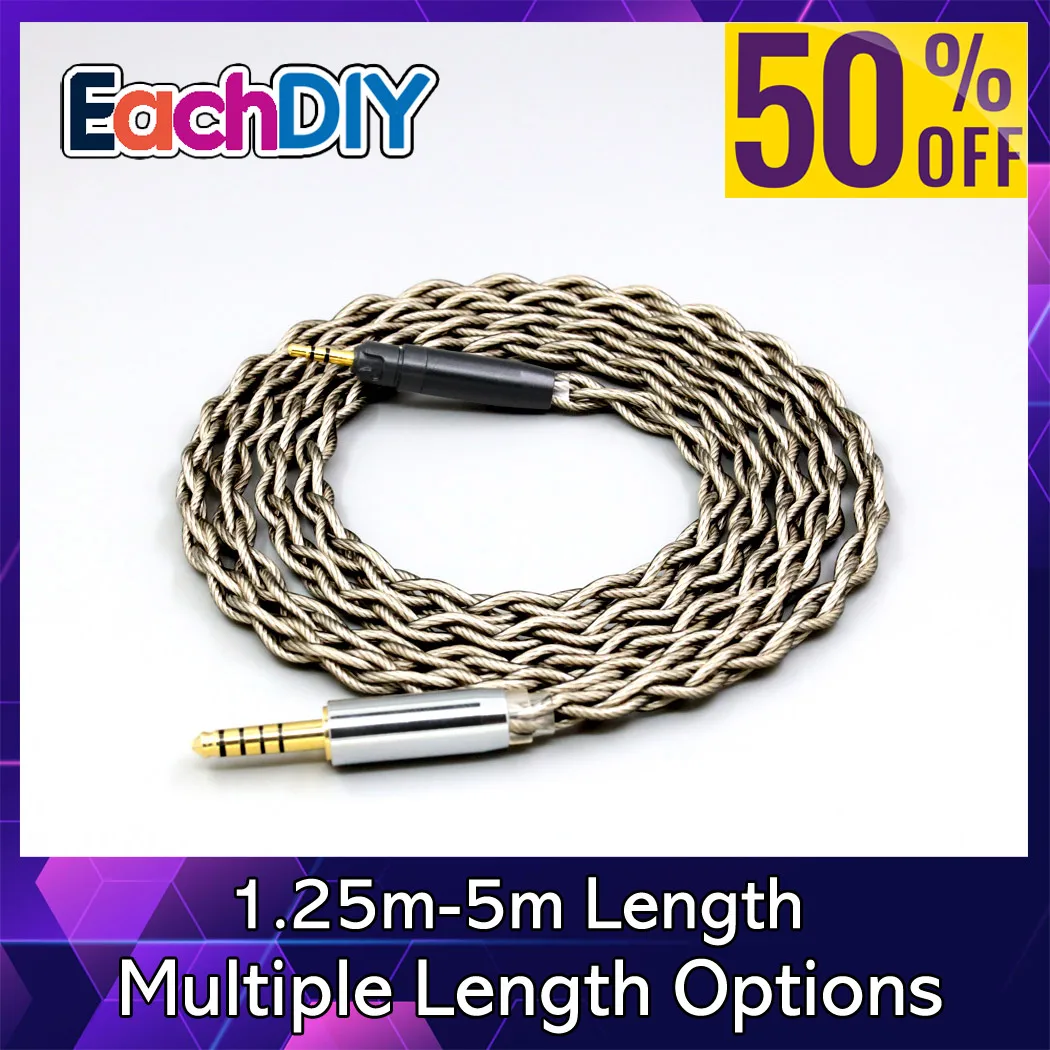 99% Pure Silver + Graphene Plated Shield Earphone Cable For Ultrasone Performance 820 880 Signature DXP PRO STUDIO LN008689