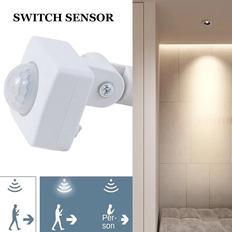 1pc Small Metal Tube Sensor Switch Sensor Pir Infrared Body Sensor Mini Model