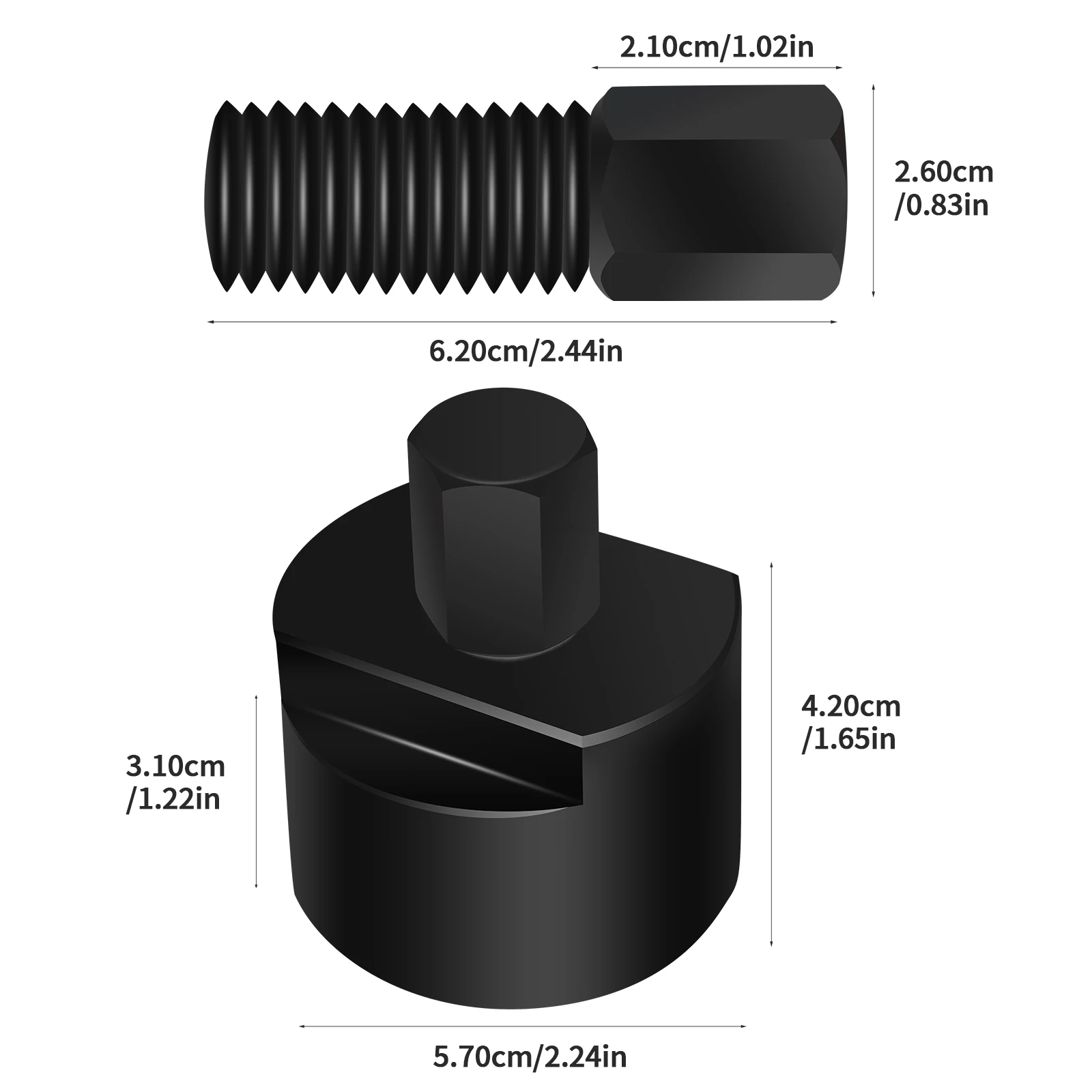 Automobile repair tool Flywheel Puller Tool Compatible with Polaris Ranger 570 RZR 570 900 1000 Sportsman 570-50mm x 1.5,14-18