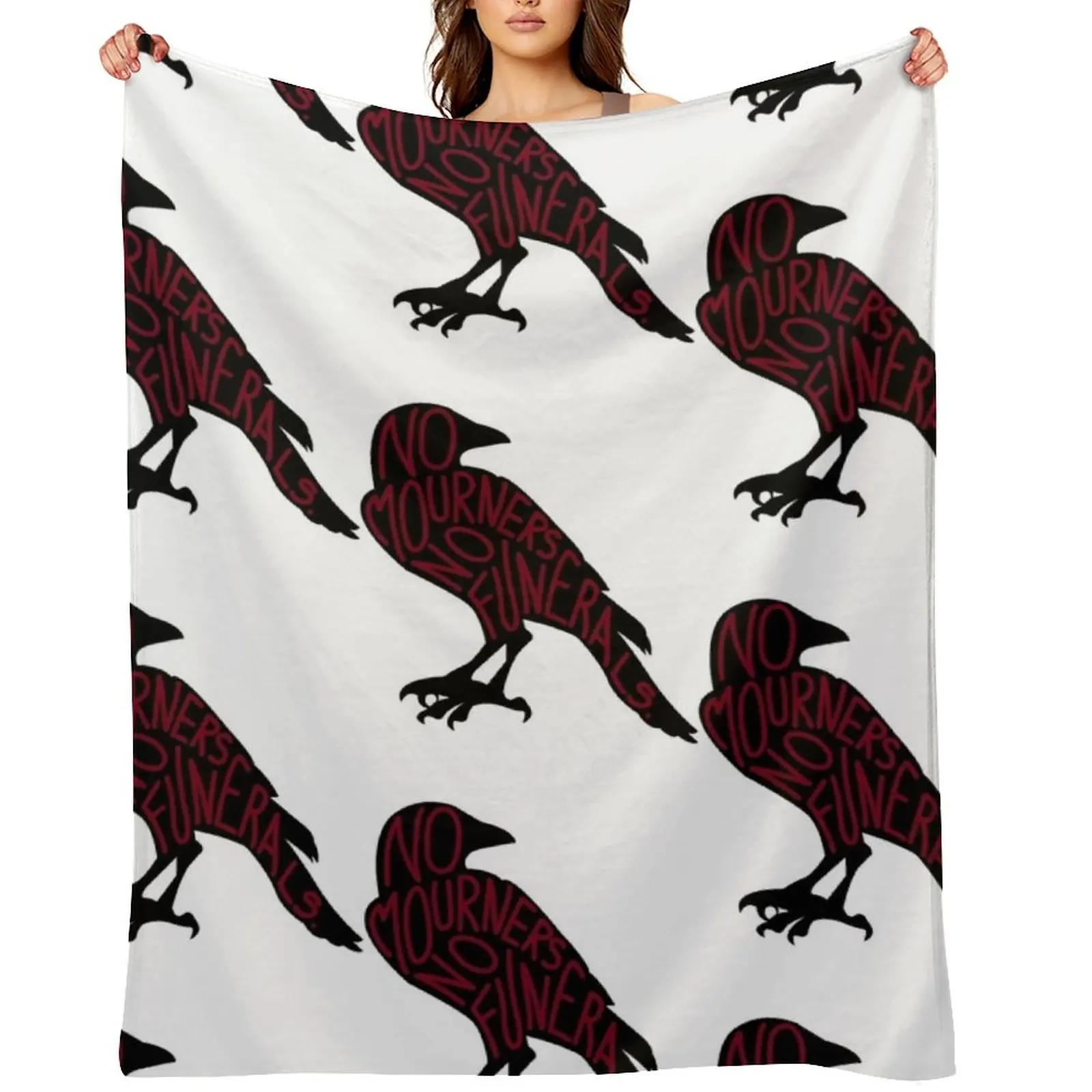 

no mourners, no funerals (1) Throw Blanket Loose Plaid Soft Decorative Beds Blankets