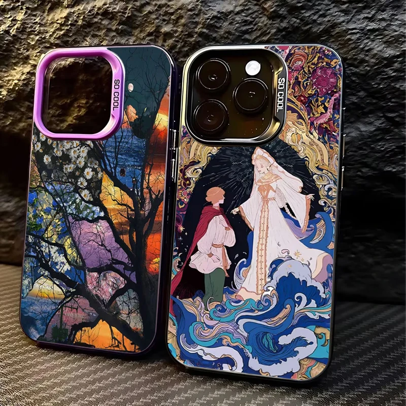 

Женский чехол в стиле ретро для iPhone 16, 15, 14, 13, 12, 11 Proomax Xr Xs Max 7, 8 Plus 16 Plus 17, воздушный цвет, серебристый, твердый чехол