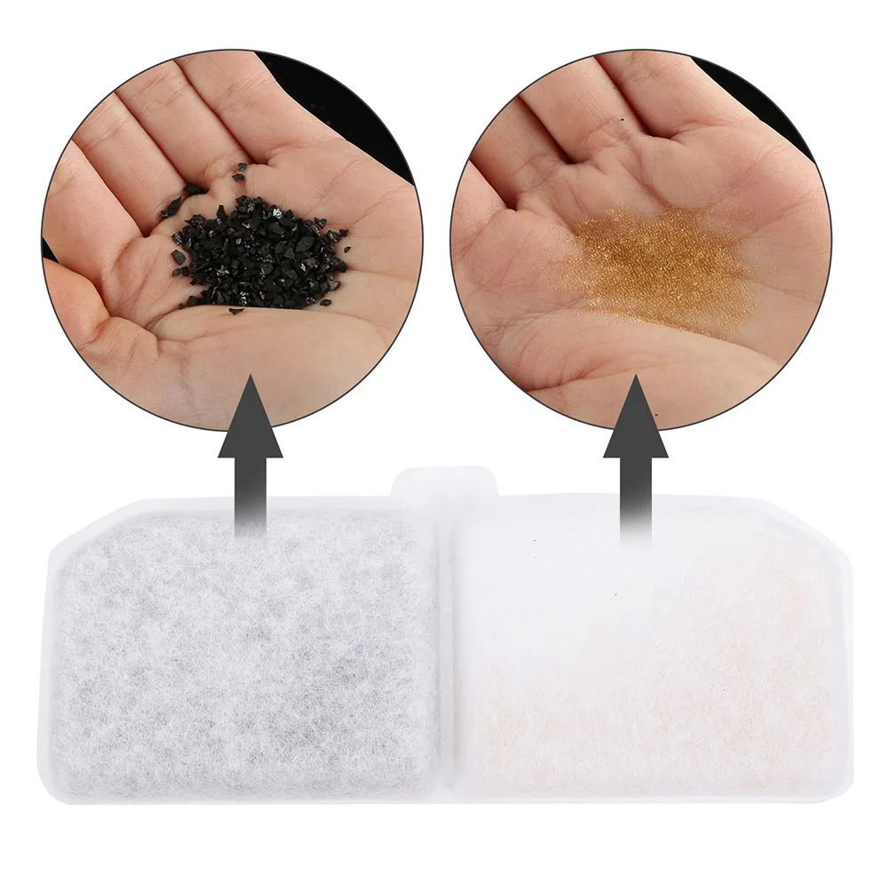 

12 Pcs Pet Water Fountain Filter High Grade Material Replacement Accessories Ensure Pet Supplies Cat Dog Water