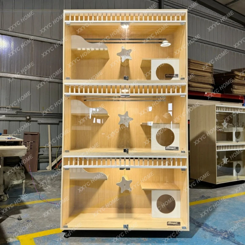 

Деревянный вольер для кошек, влагостойкий шкаф для разведения кошек, кассета для крупных кошек