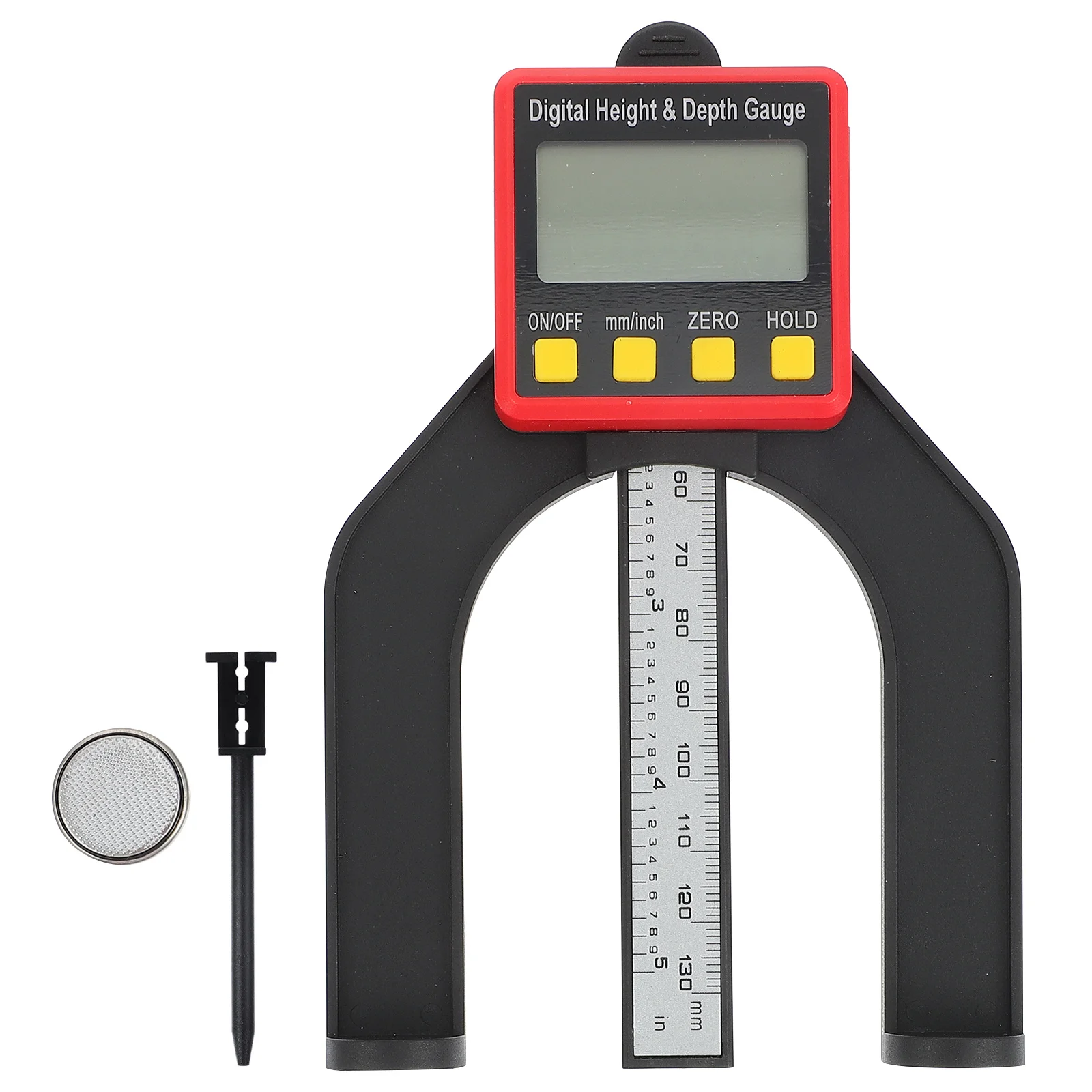 

Digital Height Gauge 0-80Mm Magnetic Measuring Tool For Woodworking Depth Measurement Small Height Measuring Gauge