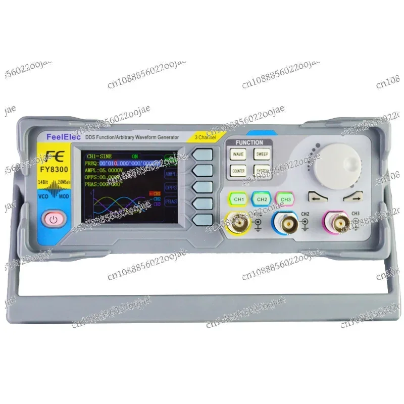 FY8300S-20M 20MHz 3-Channel DDS Function Arbitrary Waveform Signal Generator with 4CH TTL Level Output