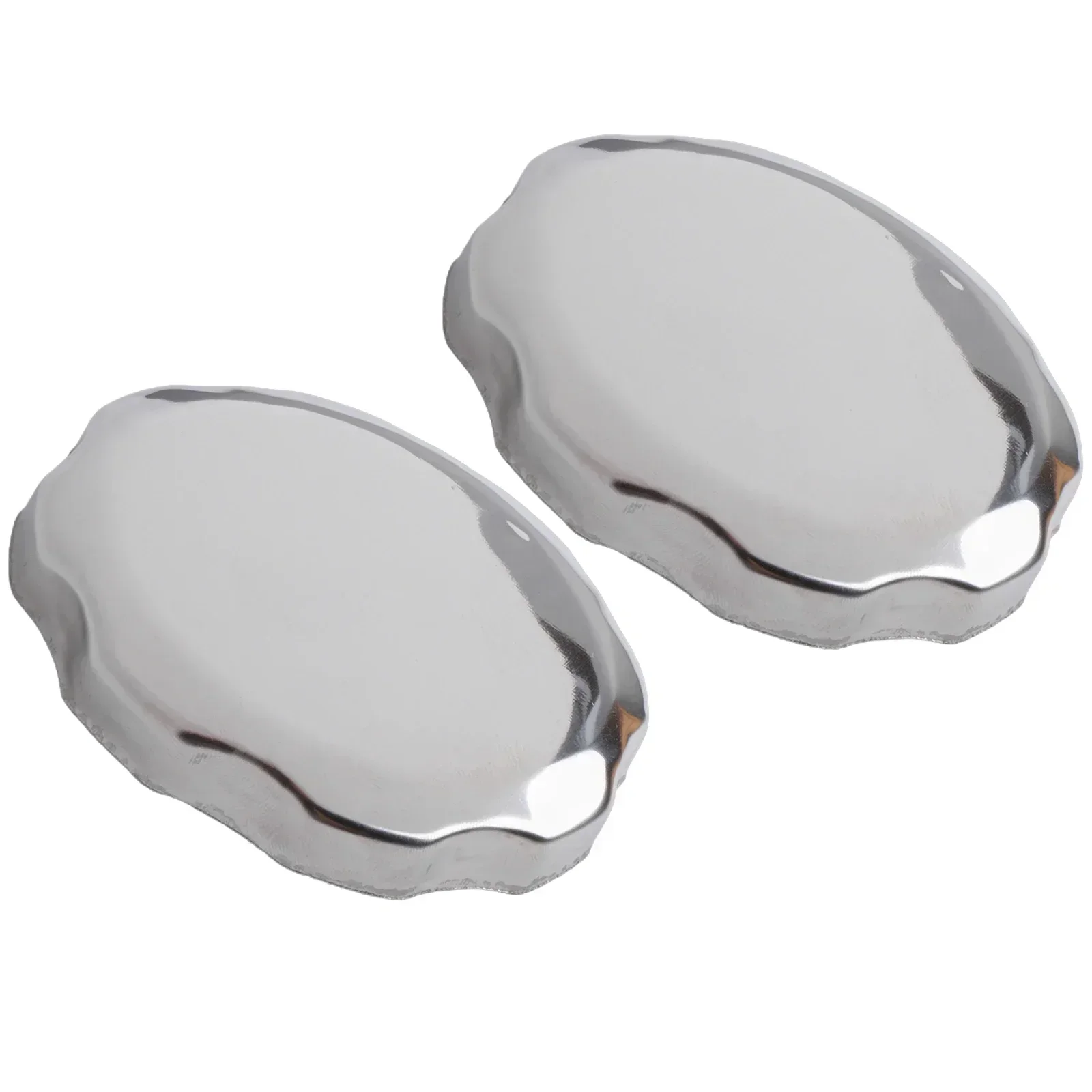 2pcs Chrome Fuel Gas Tank Cap For Honda GX200 GX240 GX270 GX340 GX390 Engines Locking Fuel Cap Oil-Tank Covers Car Parts