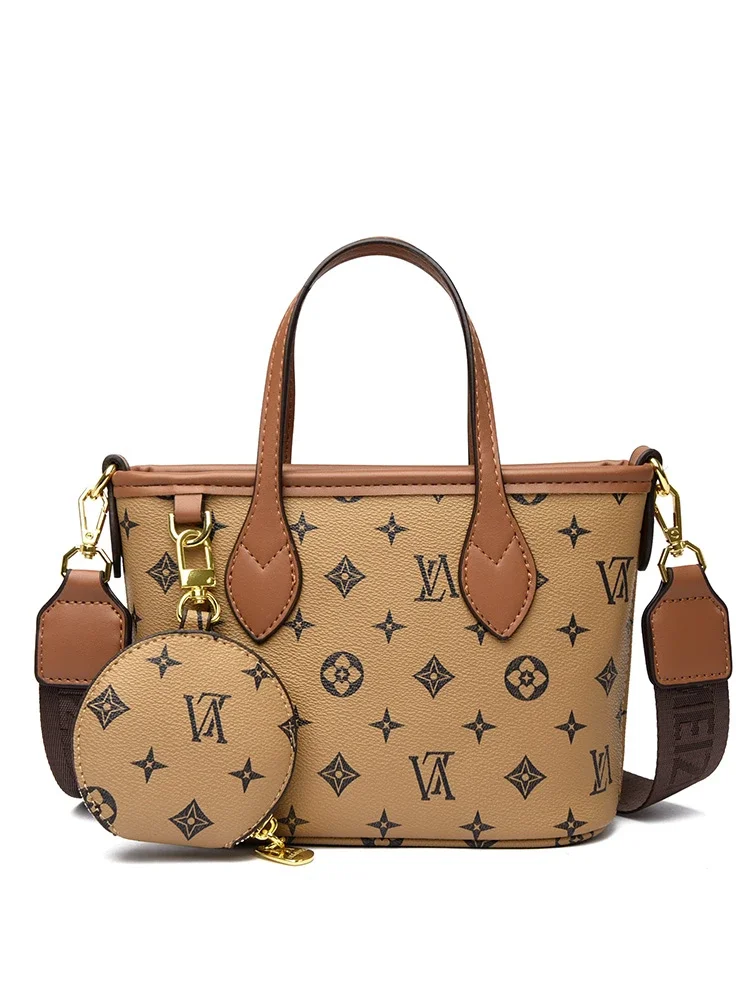 

2025 Leather Underarm Bag Spacious Tote Purse for Women, Crossbody/Shoulder Multi-Way, Vintage Elegant