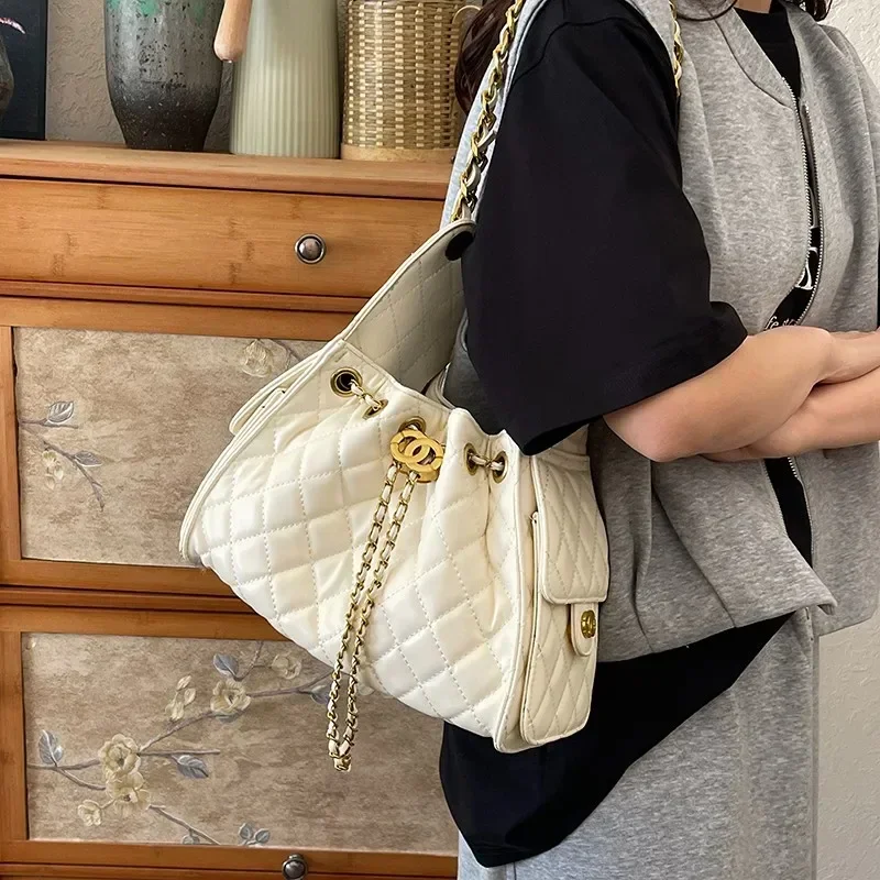 Luxury Brand Genuine Leather Messenger Bag For Ladies, Women's Crossbody Shoulder Handbag Elegant With Detachable Strap