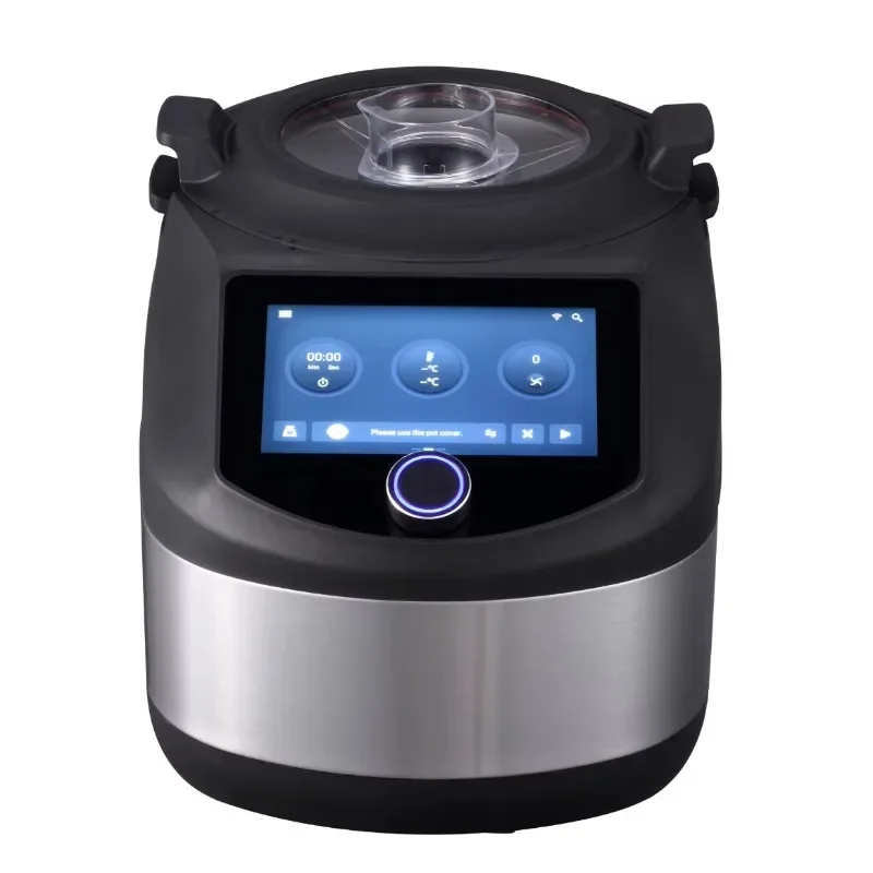 Multifunctional Food Processor Thermal Mixer, Stirring Chopping Slicing Grinding Dough & Citrus Juicing Machine