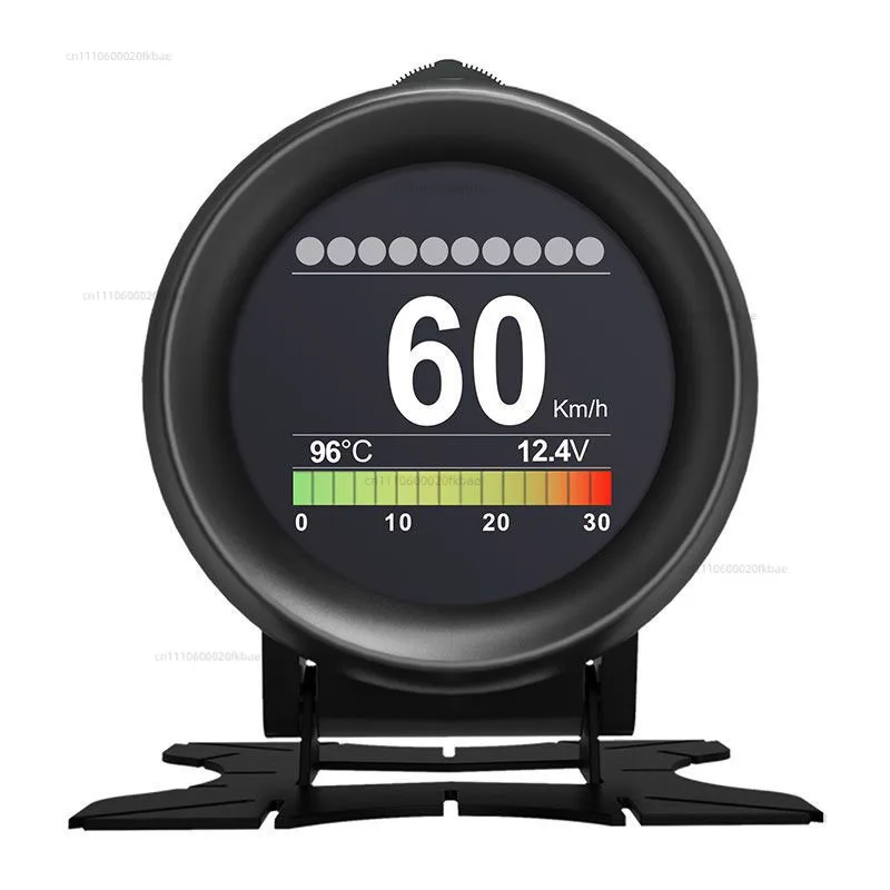 Multi-Function Instrument Car HUD Head-UP Display Vehicle Speed Water Temperature Turbine Monitoring Fuel Consumption Meter OBD