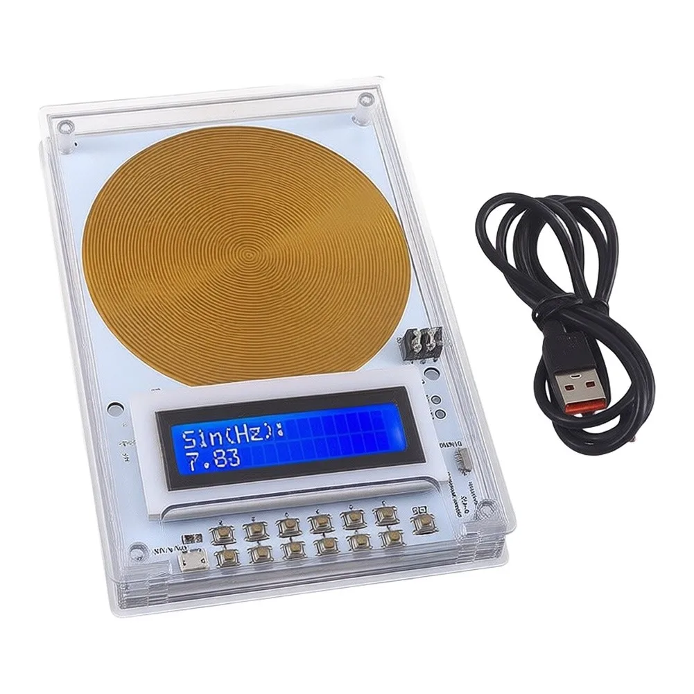 Compact FM For Schumann Wave Generator 0.1Hz-99999Hz Dual Channel Sine Square Wave Output for R&D and Education