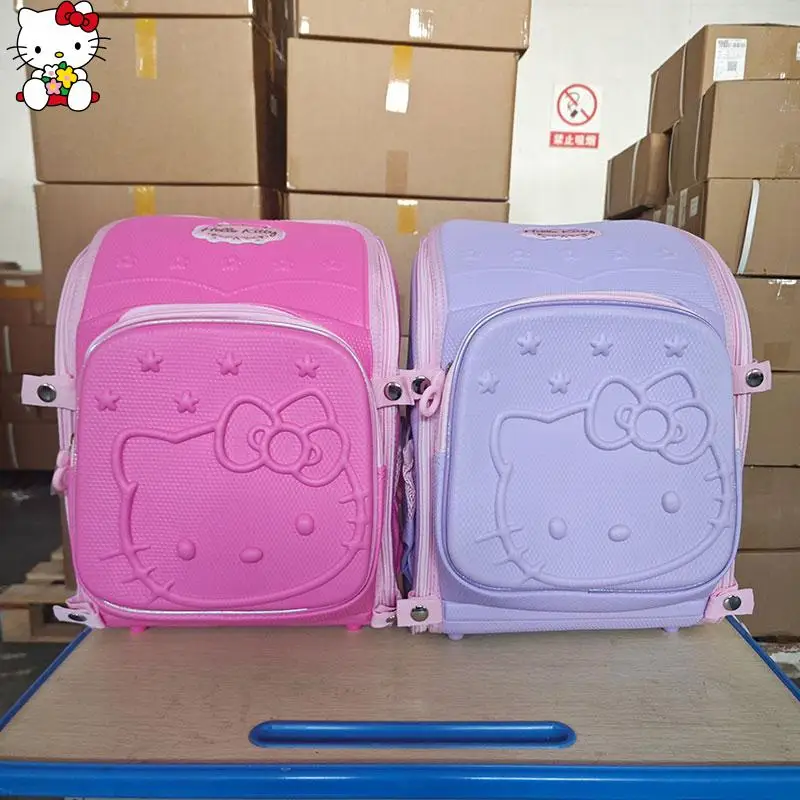 

Cute Cartoon Hello Kittys Schoolbag Good-Looking Children Backpack Waterproof Lighten The Burden Backpack Fashion Festival Gift