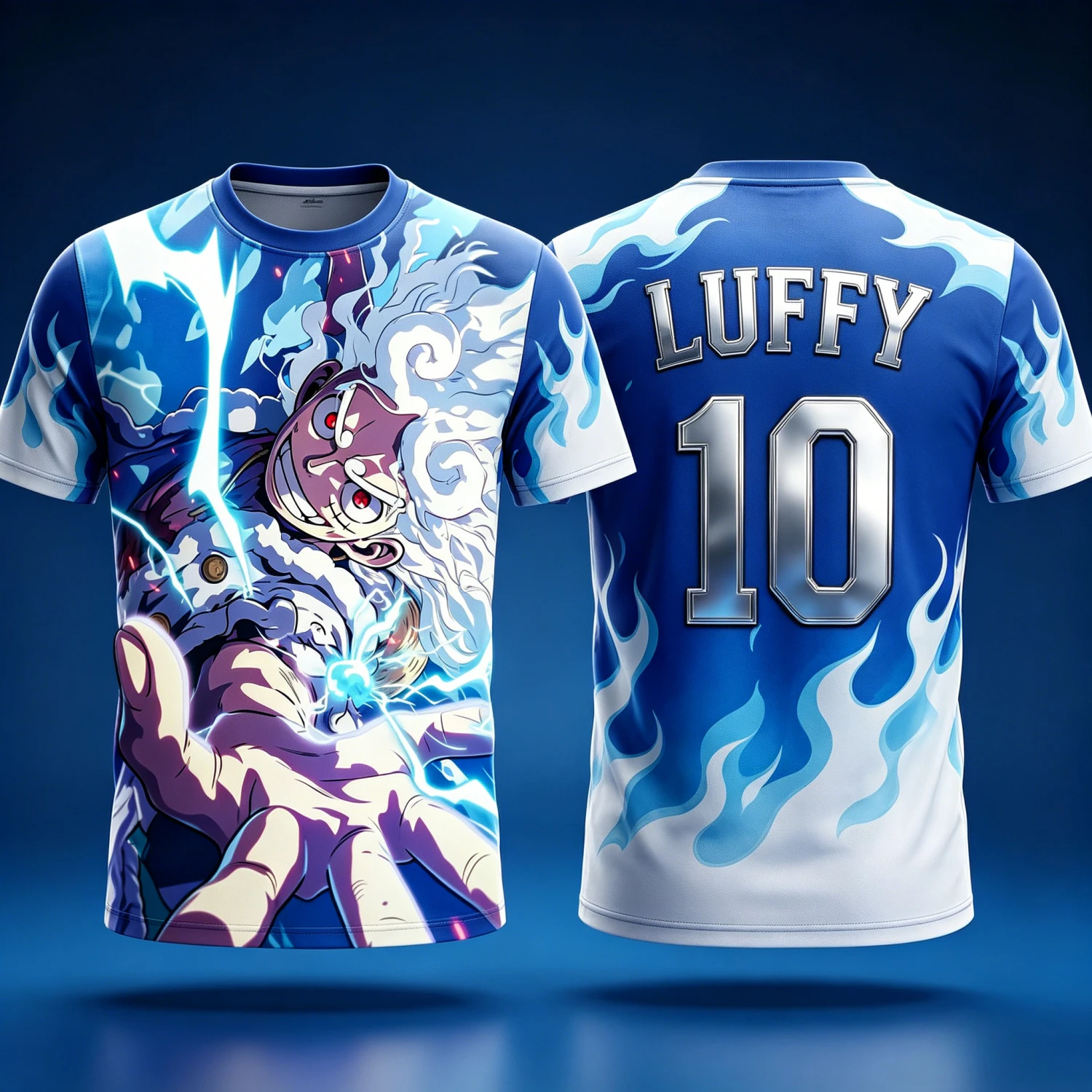 2026 Summer One Piece Luffy Retro Cosplay T-shirt Men's Oversized 3D Printed Short-sleeved Family Unisex Children's Sports Shirt