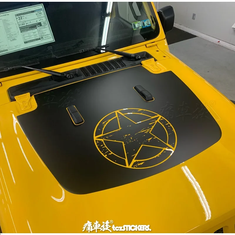 ملصقات سيارة لرأس جيب رانجلر، ملحقات ملصق خاصة لتعديل الموضة المخصصة