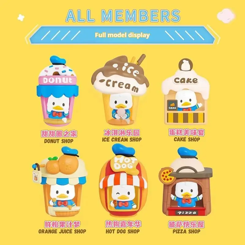 

Donald Duck Blind Box – Gourmet Shop Series Trendy Figure & Ornament – Surprise Gift Christmas Stocking Stuffer Mystery Box