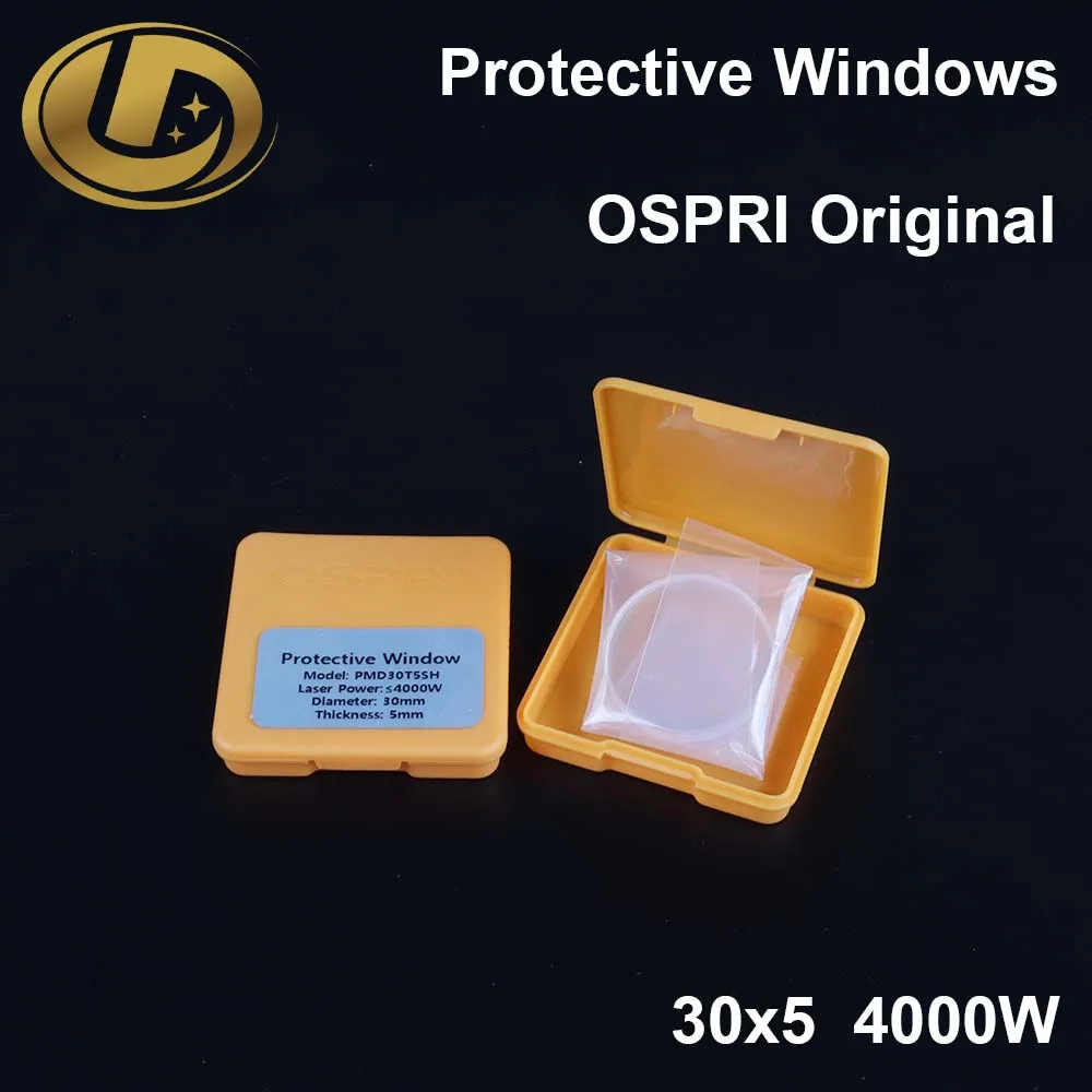 Original OSPRI Fiber Laser Protective Lens/Windows 30*5mm 1064nm 0-4000W  for OSPRI Laser Cutting Machine Lens