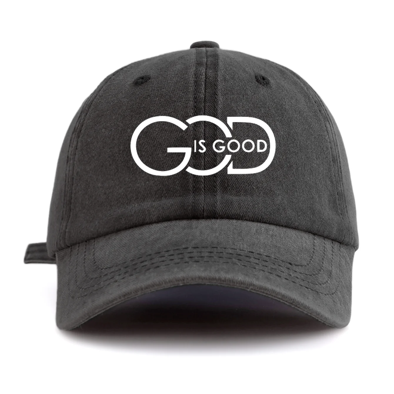 God Is Good Christian Baseball Cap Faith Religious Dad Hat Vintage Washed Graphic Typography Cap Men Women Church Gifts