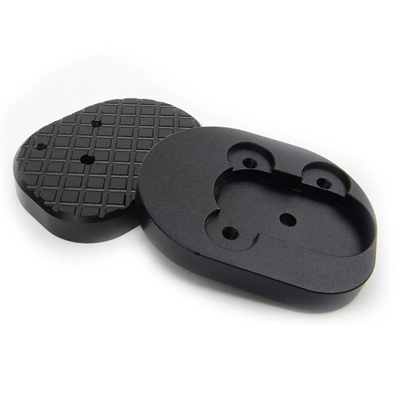 

Develop Product CNC Machining Custom Black Aluminum Alloy Shaped Base