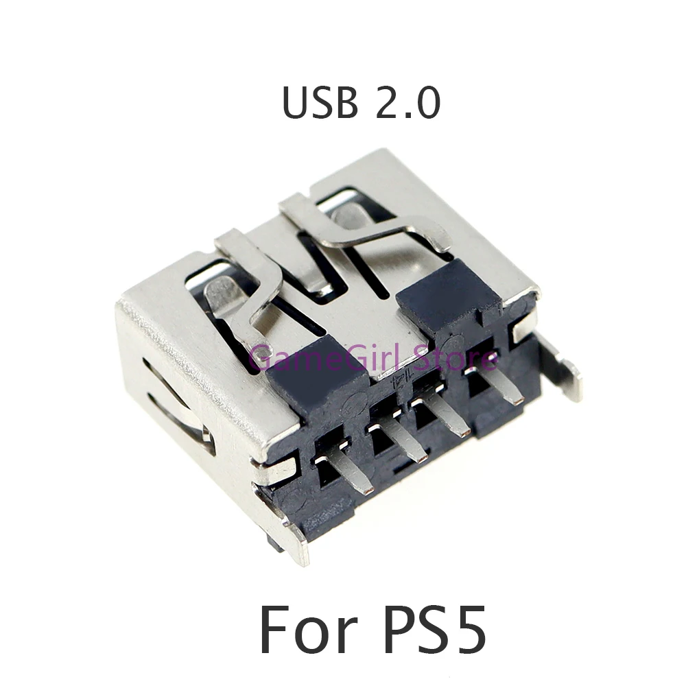 2pcs Original USB 2.0 Port Socket Hi USB A Interface Jack Connector For Playstation 5 PS5 Console Game Accessories