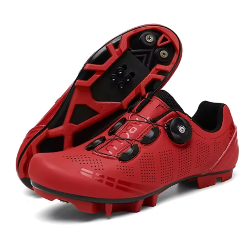 Tênis de Ciclismo Respirável para Homens e Mulheres, Sapatos MTB, Sapatos Spd Pedal Cycle, Equitação de Montanha, Esporte, Road Bike