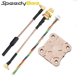 SpeedyBee TX800 3.7-5.5V 5.8G 48CH VTX PIT/25mW/200mW/400mW/800mW wyjściowy nadajnik daleki zasięg MMCX do drona wyścigowego RC FPV