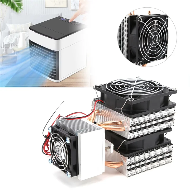 

A76X-12V Semiconductor Refrigeration Cooling System Semiconductor Refrigeration Cooling System For DIY Mini Refrigerator