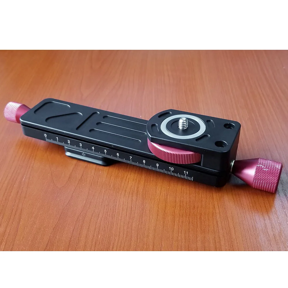 

Tripod Head Sliding Rail 1/4 3/8 Screw Professional Macro Photography for D3400 D5300 D7100 D90 700D 800D 80D 6D 7D DSLR Camera