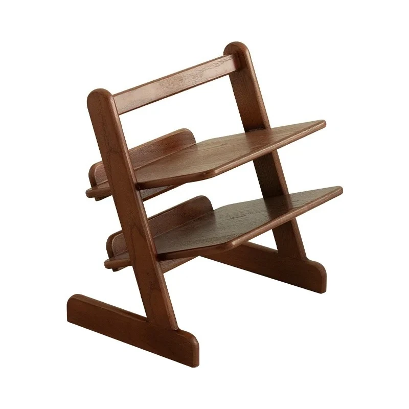 Style Magazine Frame Small Family Creative Storage Rack Home Ash Wood Living Room Sofa Edge A Few Book Organizer