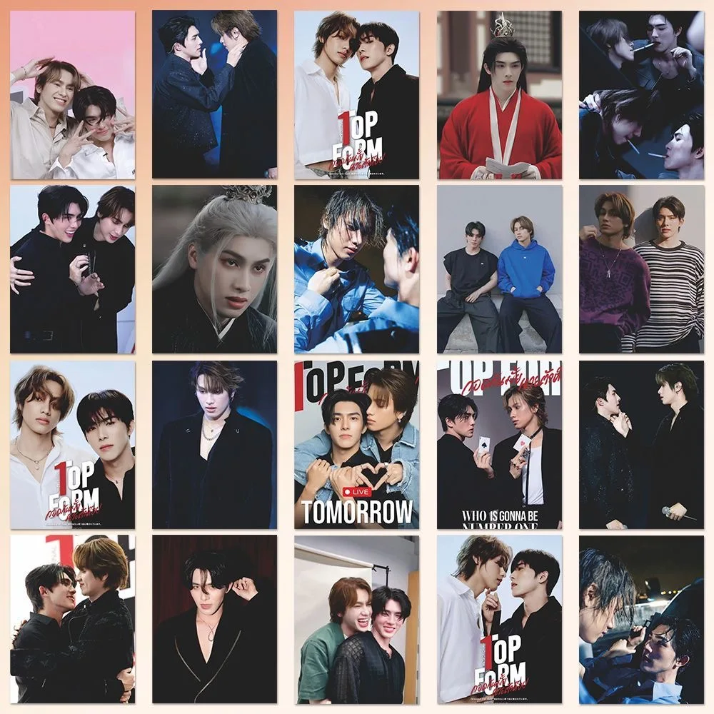 60PC/SET Smartboom Photo Sticker Thai TV Top Form Drama Stills Hand Account Materials Notebook Phone DIY