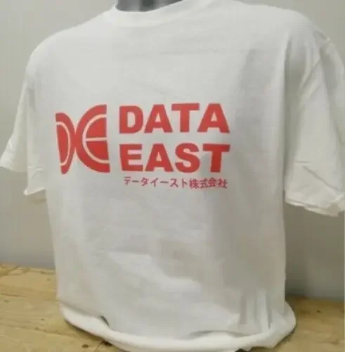 

Data East T Shirt Video Game Electronics Japan Burger Time Gottlieb Technos W454