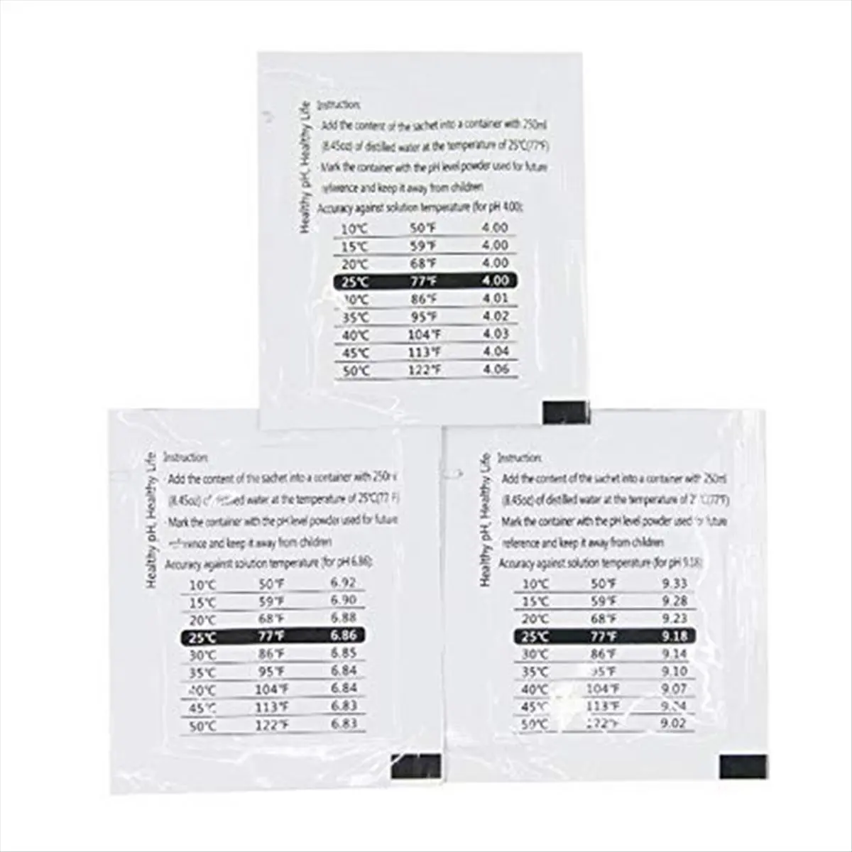 【Measuring】 20 Pack PH Meter Buffer Solution Powder 4.01, PH Calibration Solution Packets for Precise PH Meter