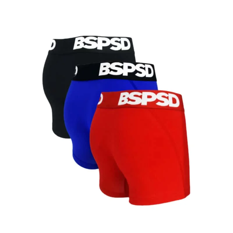 

3PCS Men's Cotton Boxer Briefs Soft Comfortable Breathable Medium Stretch Underwear Boxers Men's Casual Pants