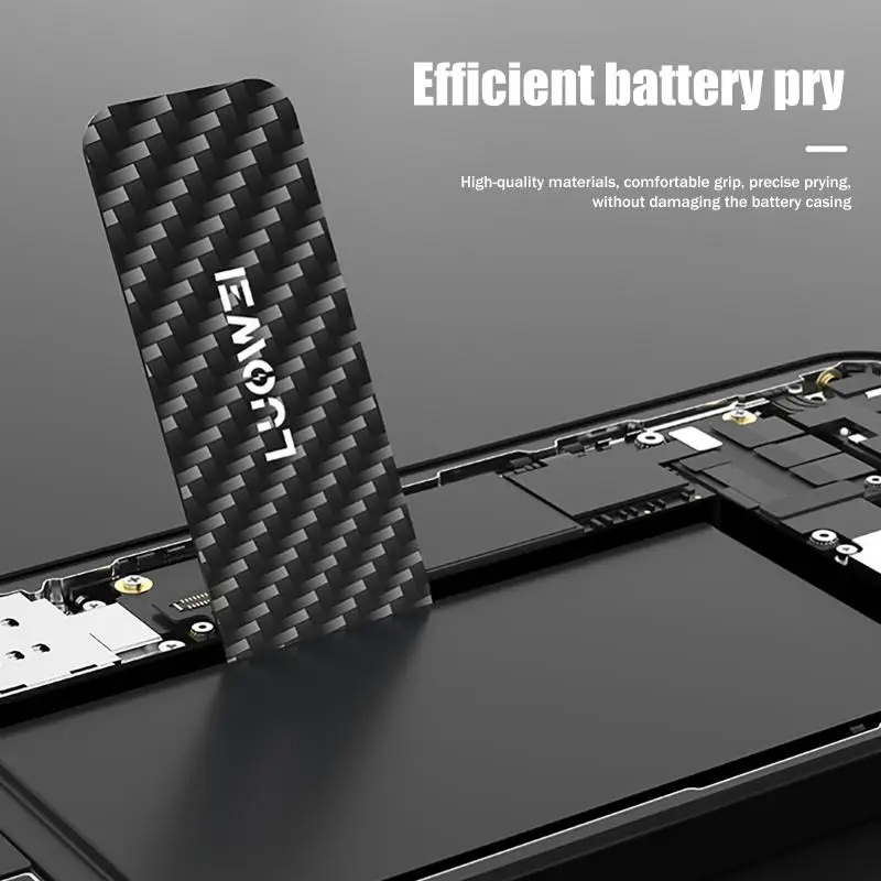 

Carbon Fiber Non-Magnetic Repair Tool Kit - Anti-Static Prying & Scraping Tools for Phone & Electronics Disassembly