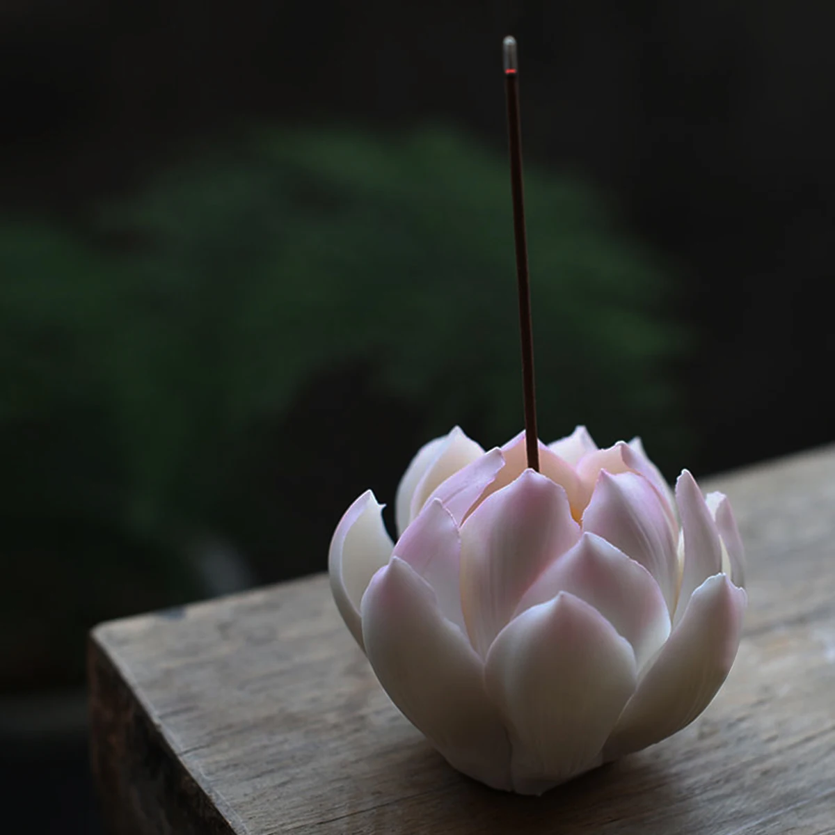 

Ceramic Lotus Flower Incense Burner Handmade Aroma Therapy Decor Elegant Gift for Relaxation Meditation Yoga Ceramic Burner