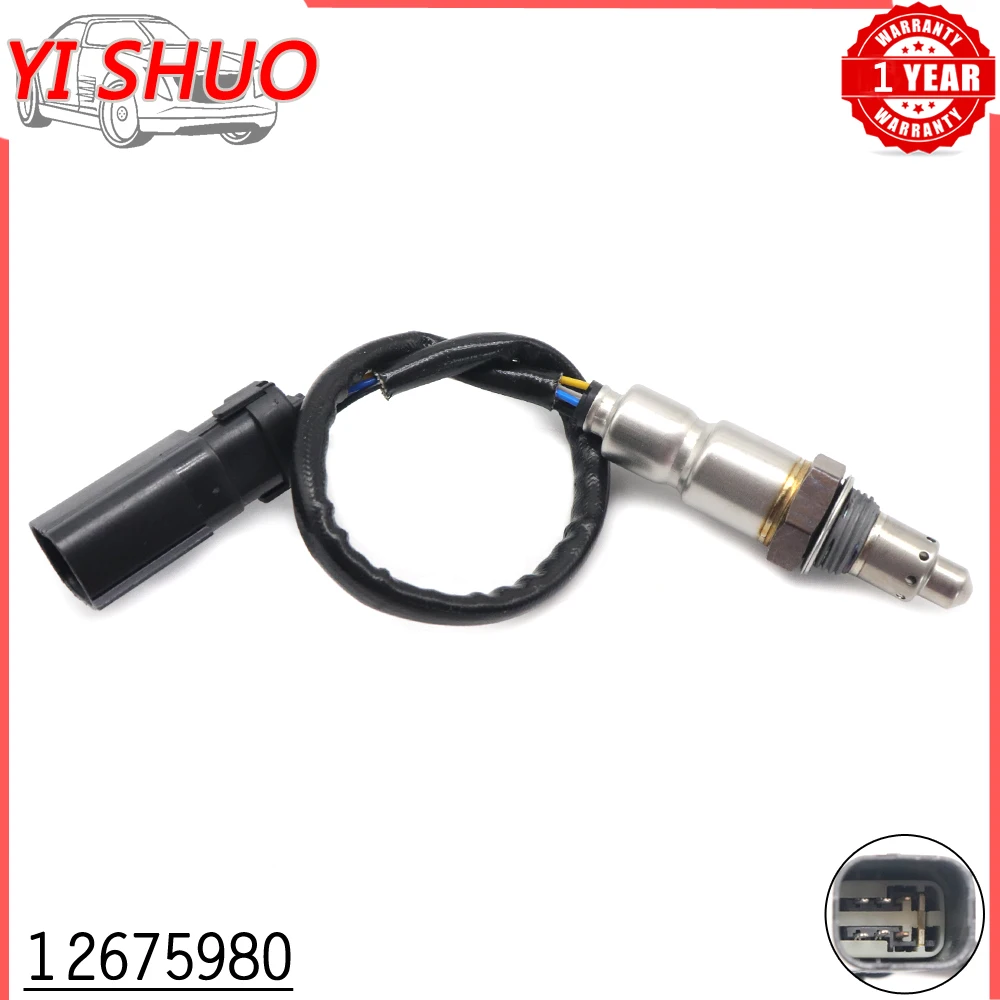 Car Air Fuel Ratio Lambda O2 Oxygen Sensor 12675980 for Buick Envision Cadillac ATS CT6 Chevy Camaro GMC Terrain 2.0L Upstream