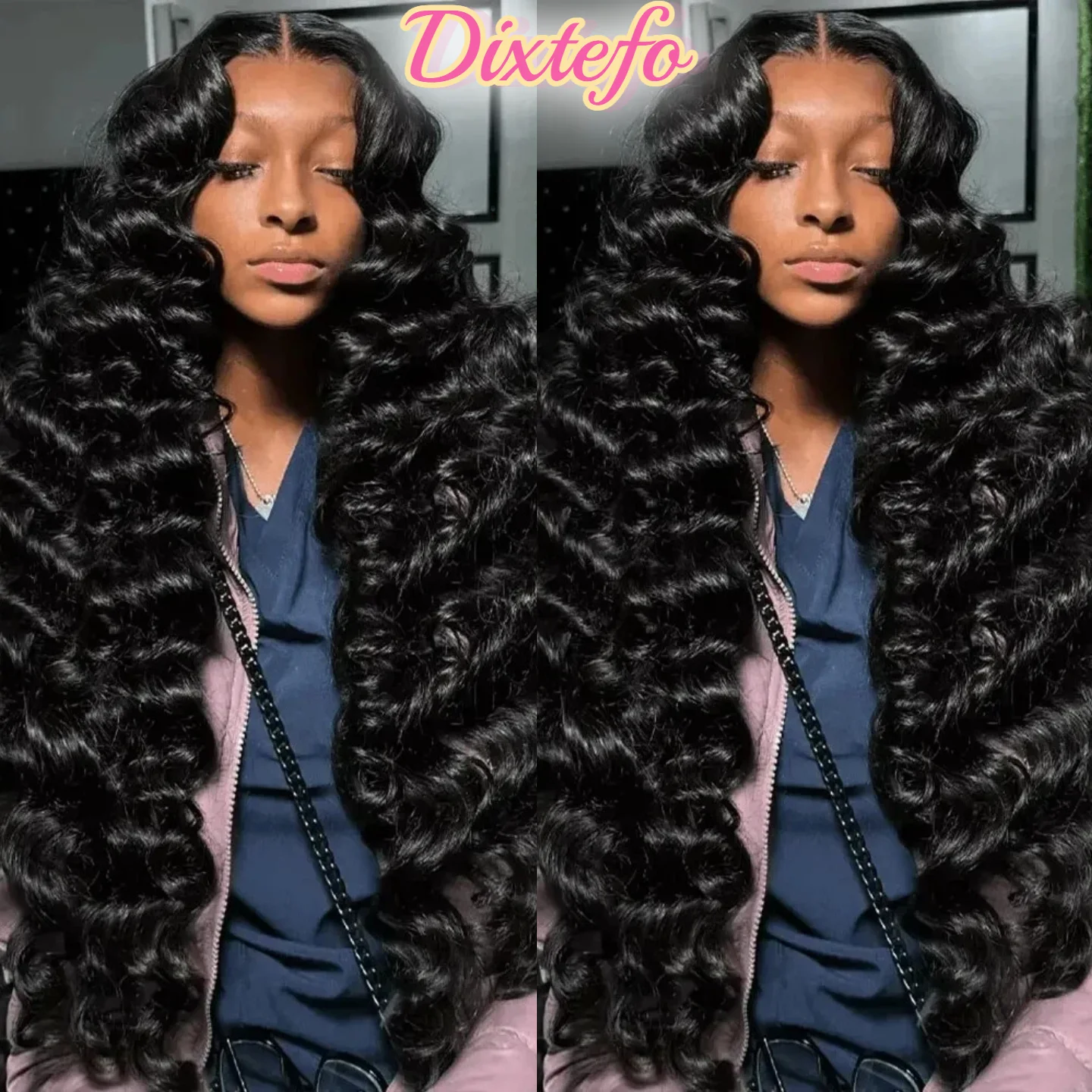 200 الكثافة موجة عميقة 13x6 الدانتيل أمامي خصلات الشعر المستعار الإنسان البرازيلي 30 36 بوصة مجعد موجة HD 13x4 الدانتيل الباروكة الأمامية للنساء #1