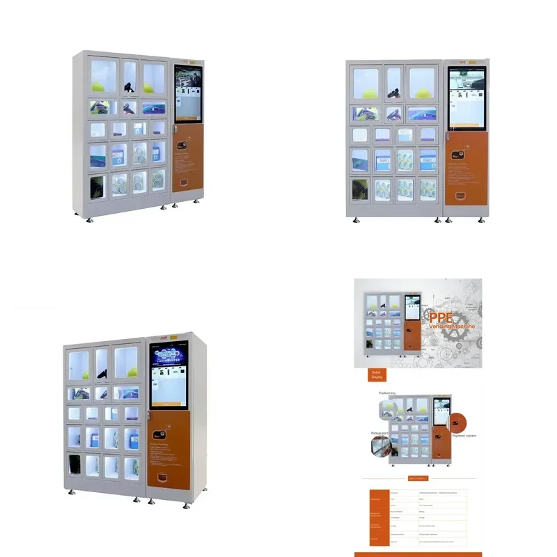 for XY Large Touchscreen Locker Vending Machine with SDK Function 5G Wi-Fi Enabled Inventory Management Selling PPE