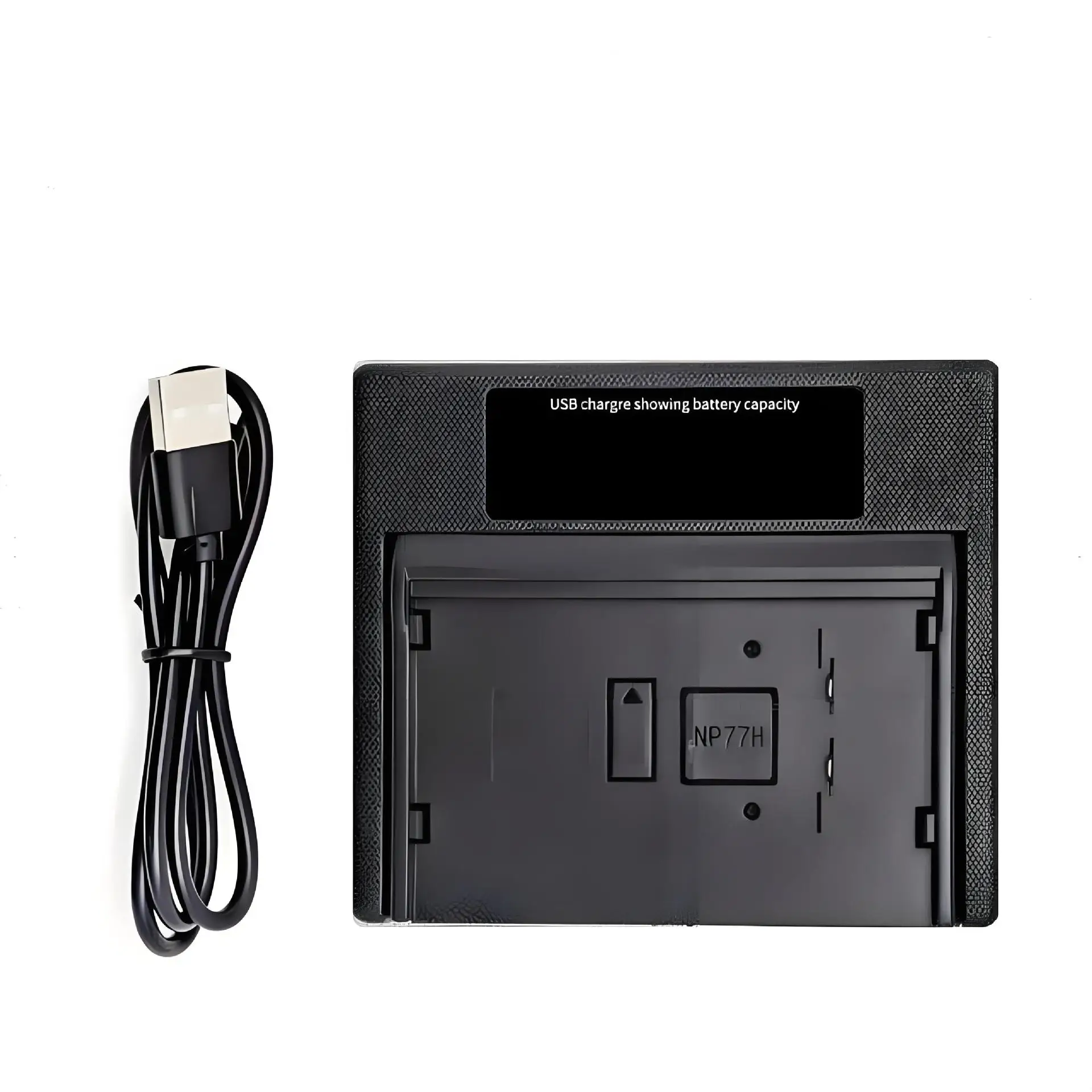 Super kit! Bateria e carregador NP-33 de 2100mAh para filmadora Sony compatível com NP-55H NP-66 NP-77H NP-98 Tempo de gravação mais longo