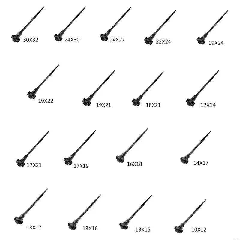 

L74C Adjustable Ratchet Wrench Pointed Socket Bidirectional Torques Rod Adjustable Ratchet Wrench Socket Wrench Tool