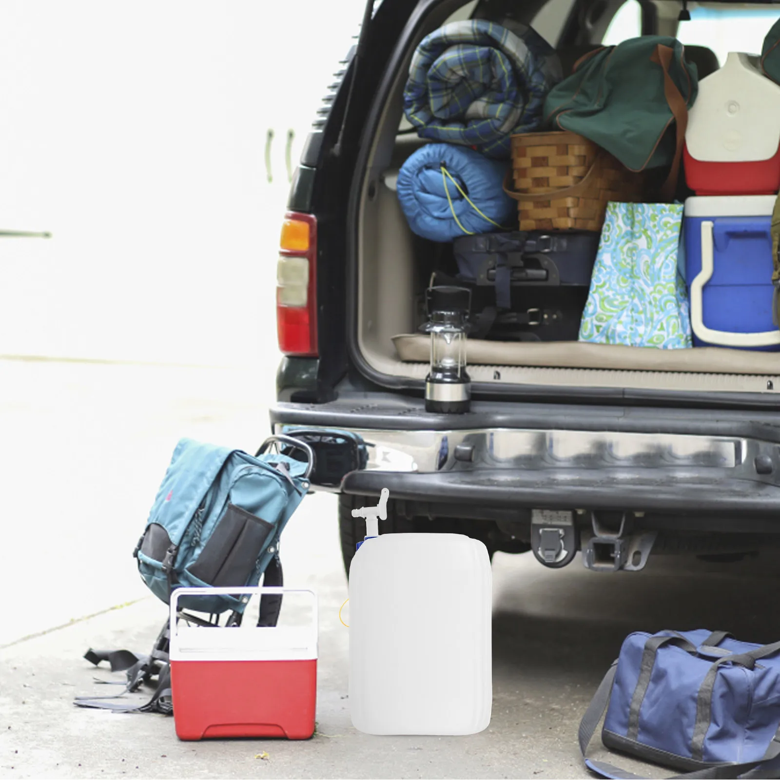 

20L Portable Camping Water Dispenser Outdoor Jug With Spout Refillable Leak-Proof Storage Container For Hiking Travel Car