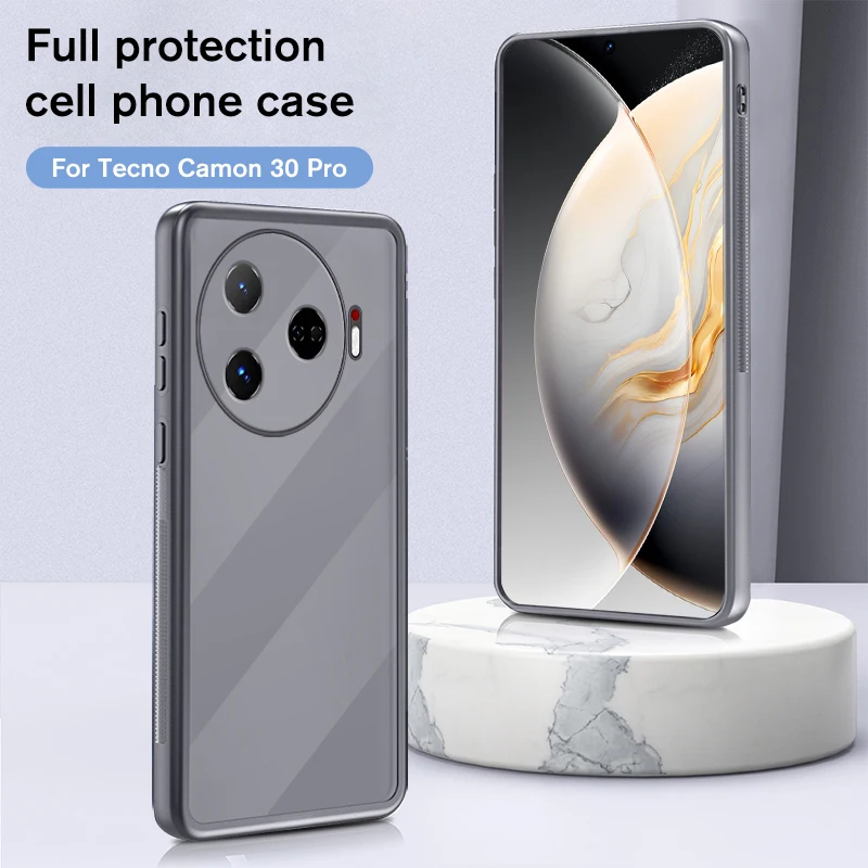 Full Lens Protector Shell For Tecno Camon 30 Pro 5G Phone Case Anti Drop Back Cover For Tecno Camon 30Pro Tekno Camon30Pro Coque