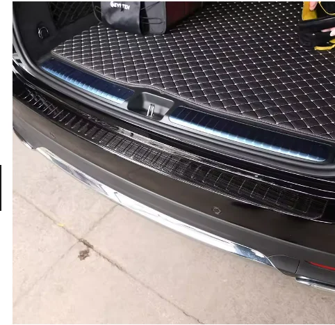 Für Mercedes Benz GLE-Klasse W167 V167 GLE350 GLE450 GLE300 400 2020-2022+ Auto-Zubehör Hinterer Kofferraum-Einstiegsleistenschutz XD – Detail 3